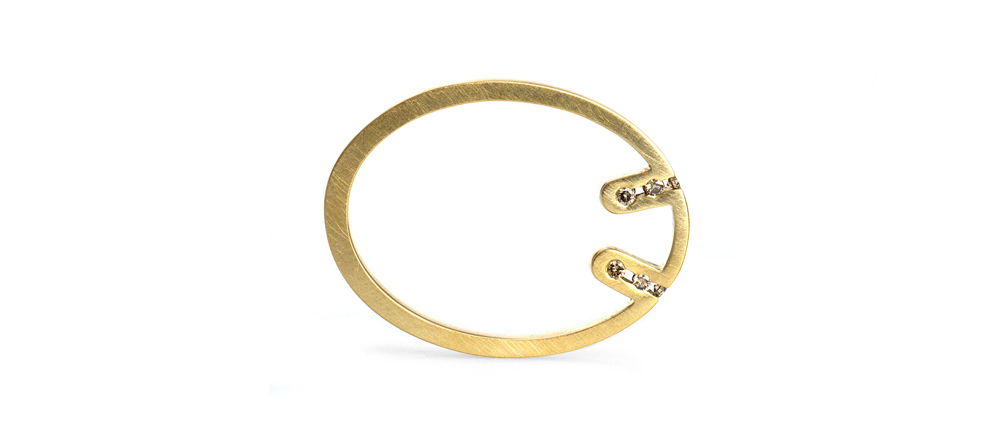 Tanja Zessel Schmuckdesign ELLI ring 750 Gelbgold Brillanten